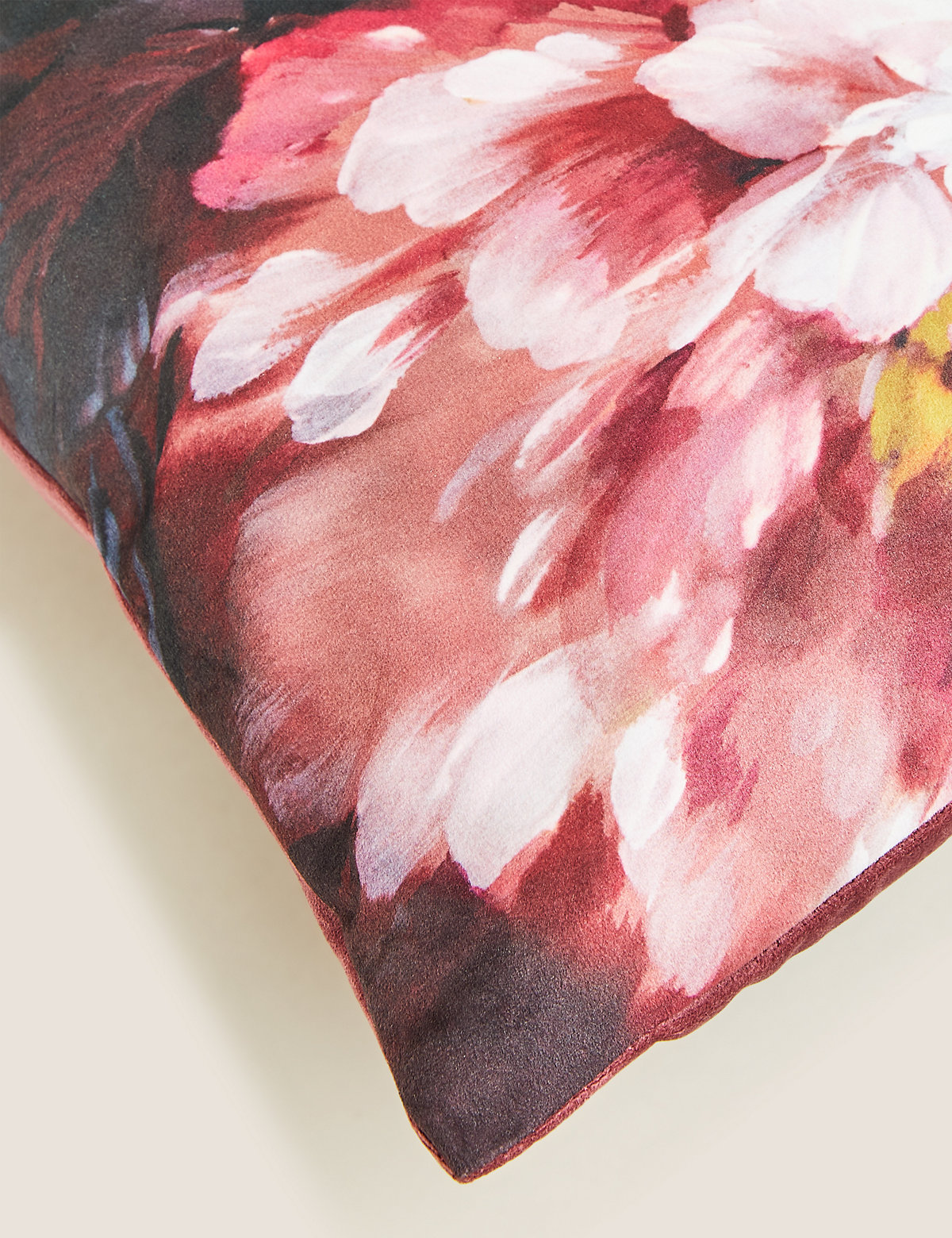 Velvet Floral Cushion