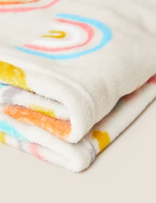 

M&S Collection Kids' Rainbow Throw - Multi, Multi