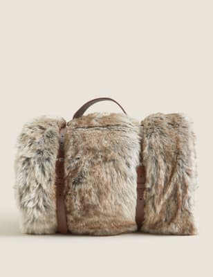 

Autograph Faux Fur Throw - Natural, Natural