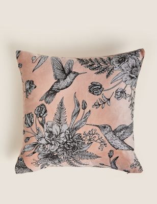 

Foil Floral Cushion - Blush, Blush