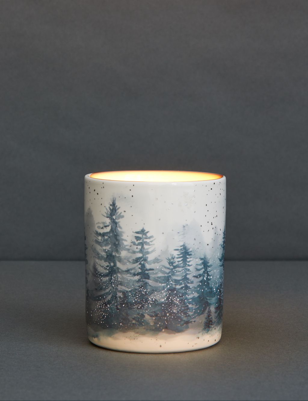 Winter Retreat Ceramic Candle image 1