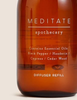 Image of Apothecary Meditate 230ml Diffuser Refill - Amber, Amber