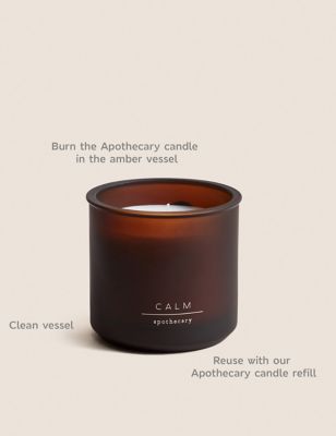 Image of Apothecary Calm Refillable Candle - Amber, Amber
