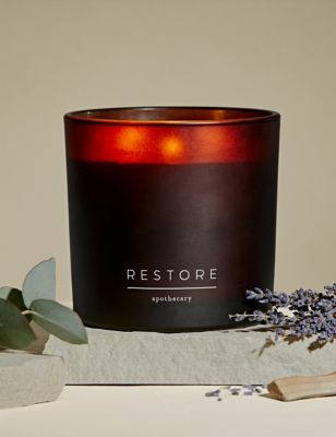 Apothecary Restore 3 Wick Candle - Amber, Amber