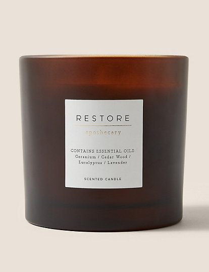 Apothecary Restore 3 Wick Candle