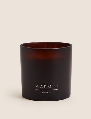 Apothecary Warmth 3 Wick Candle - Amber, Amber