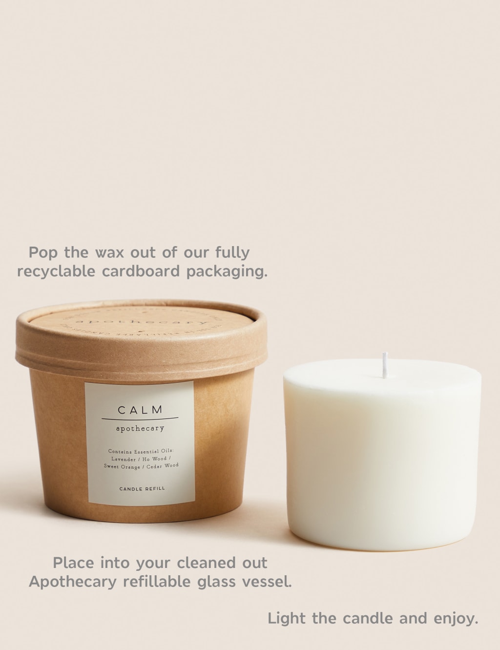 Calm Candle Refill image 3