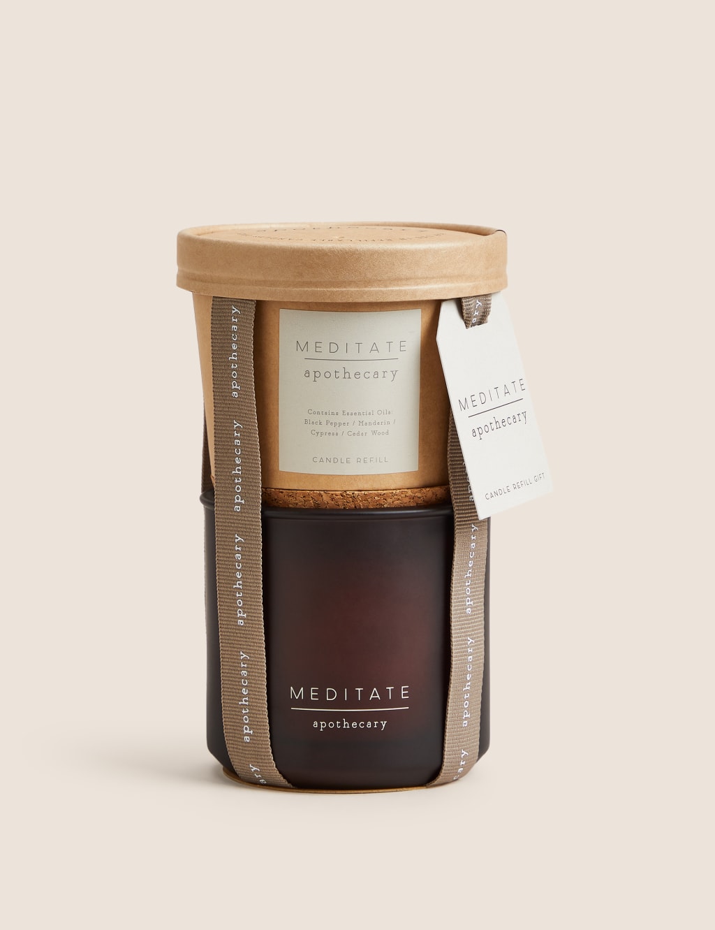 Meditate Candle & Refill Set image 3