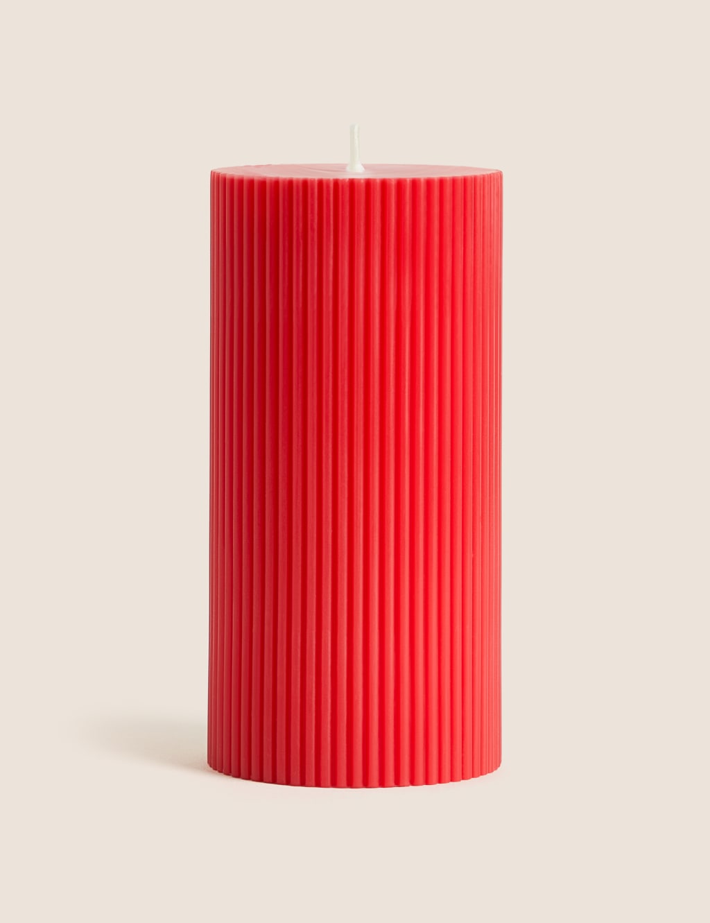 Ridged Pillar Candle image 1