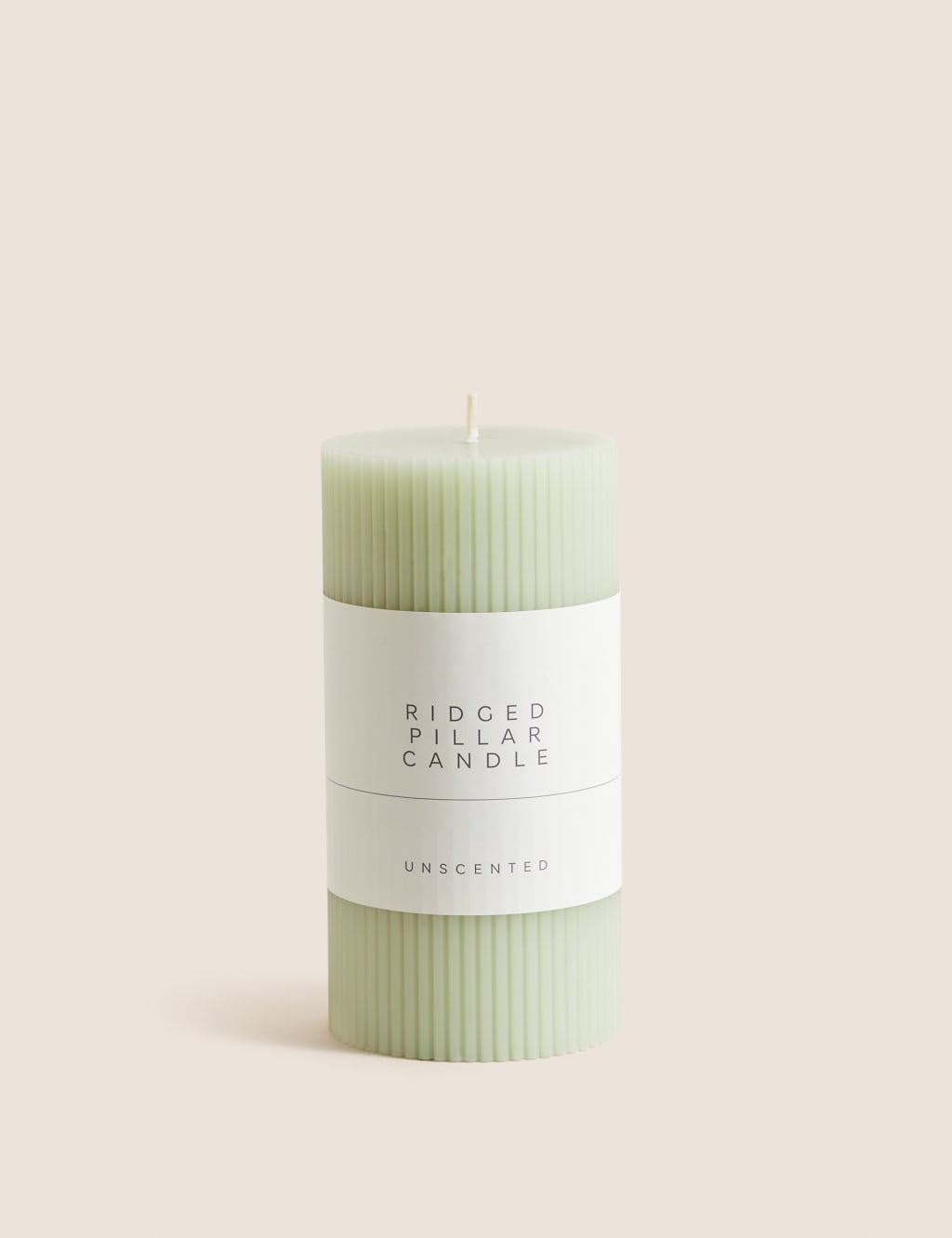 Ridged Pillar Candle image 1