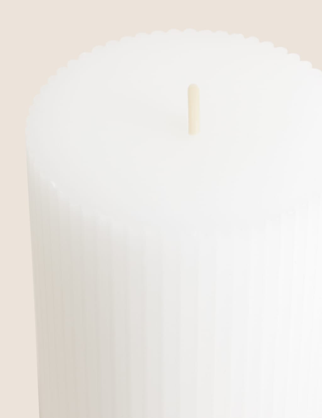 Ridged Pillar Candle image 3