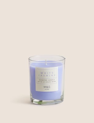 White Jasmine Scented Candle