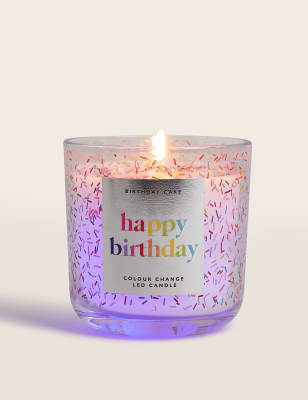 Birthday Cake Colour Change Light Up Candle