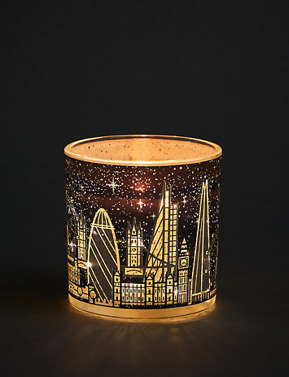 London Light Up Scented Candle