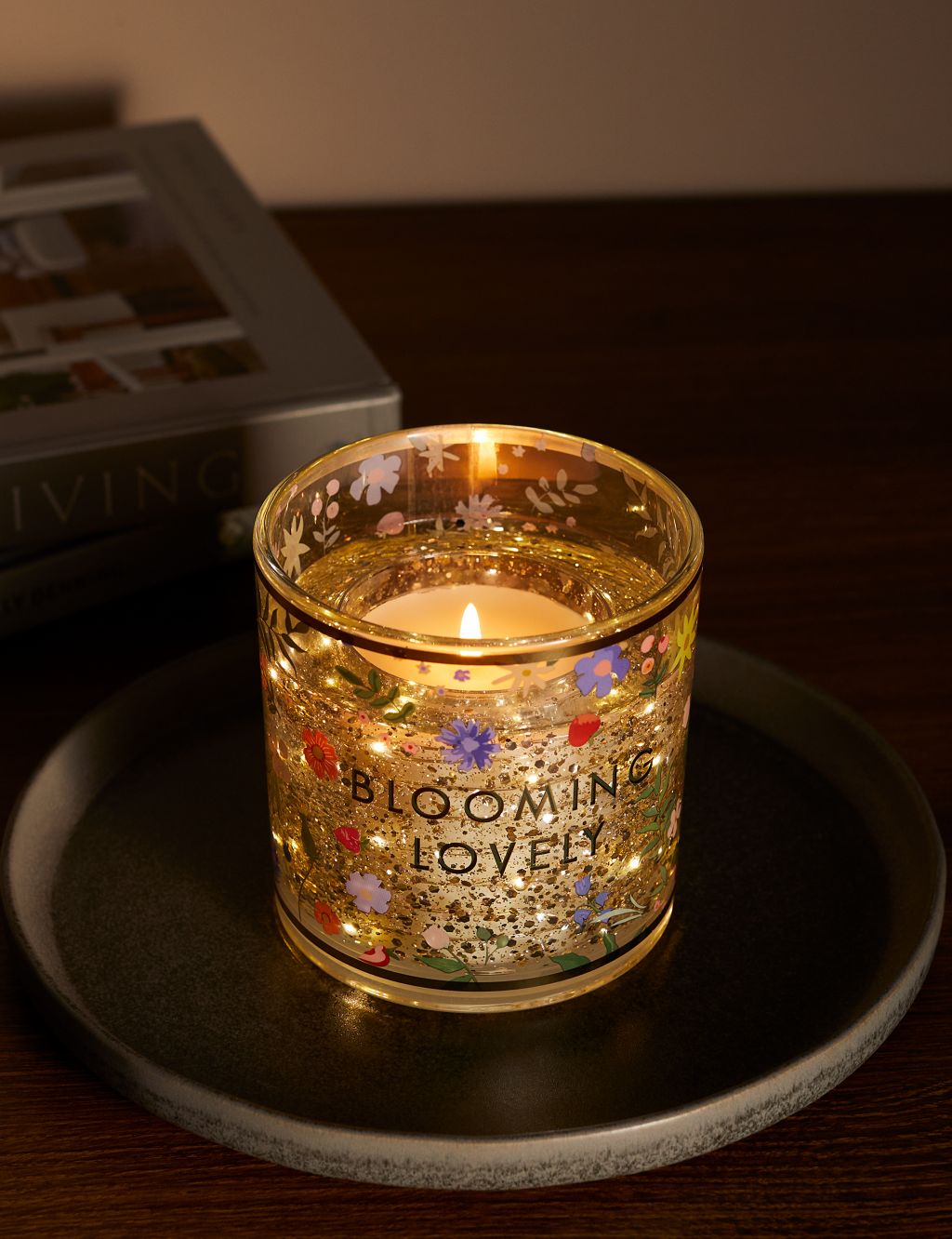 Blooming Lovely Light Up Candle image 1