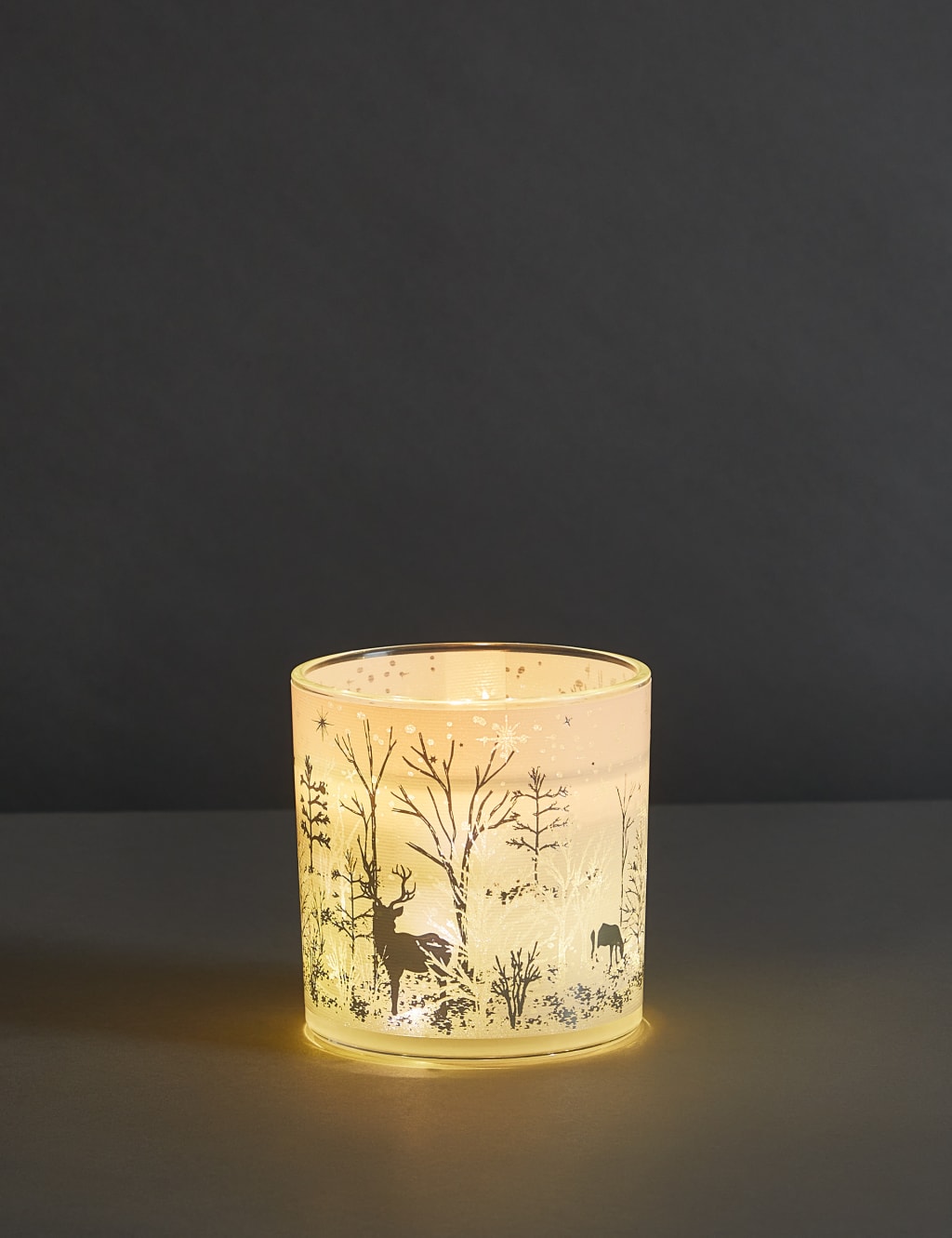 Winter Shimmer Glow Light Up Candle image 1