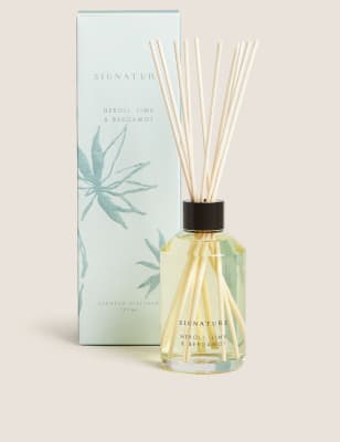 Signature Neroli, Lime & Bergamot 200ml Diffuser - Blue Mix, Blue Mix