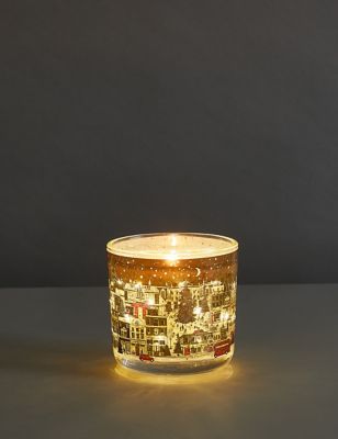 Mandarin, Clove & Cinnamon Town House Light Up Candle