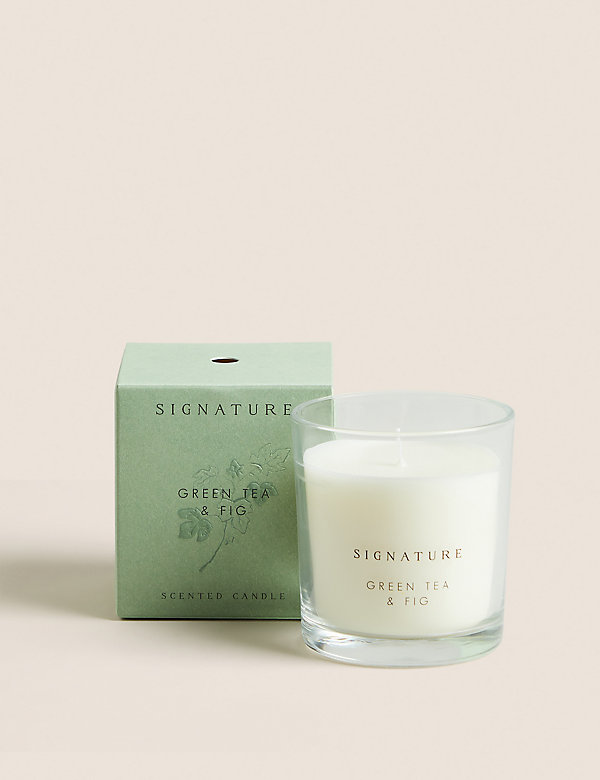 Green Tea & Fig Boxed Candle - GR