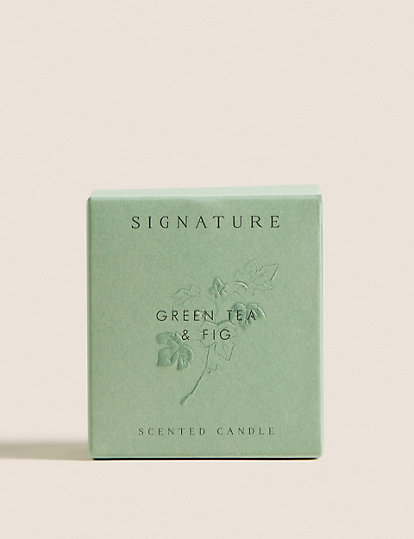 Green Tea & Fig Boxed Candle