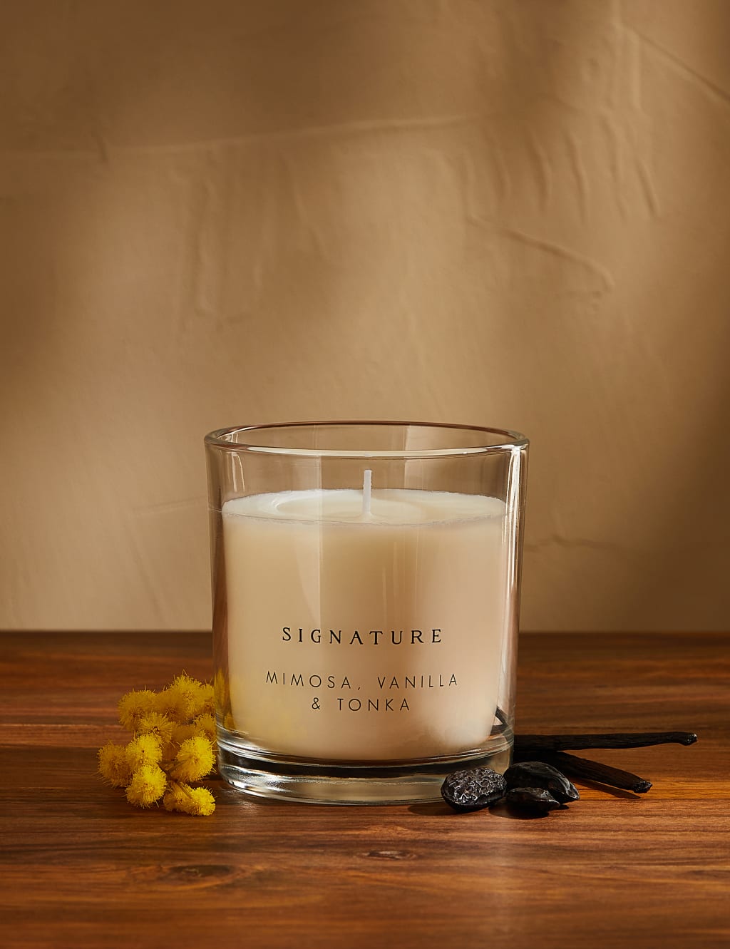 Mimosa, Vanilla & Tonka Boxed Candle image 2