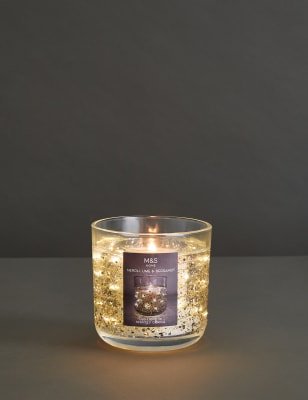 Marks & Sparkle Neroli, Lime & Bergamot Light Up Candle - Gold Mix, Gold Mix