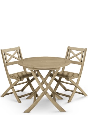 Dahlia Round Folding Table And 2 Chairs Mands 7718