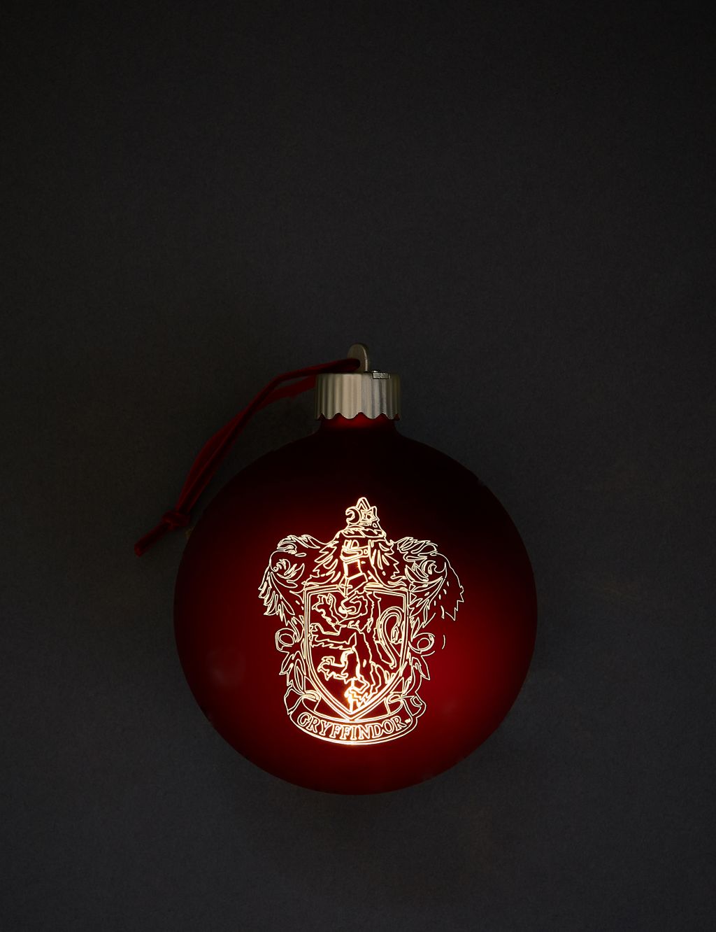 Personalised Light Up Gryffindor Bauble