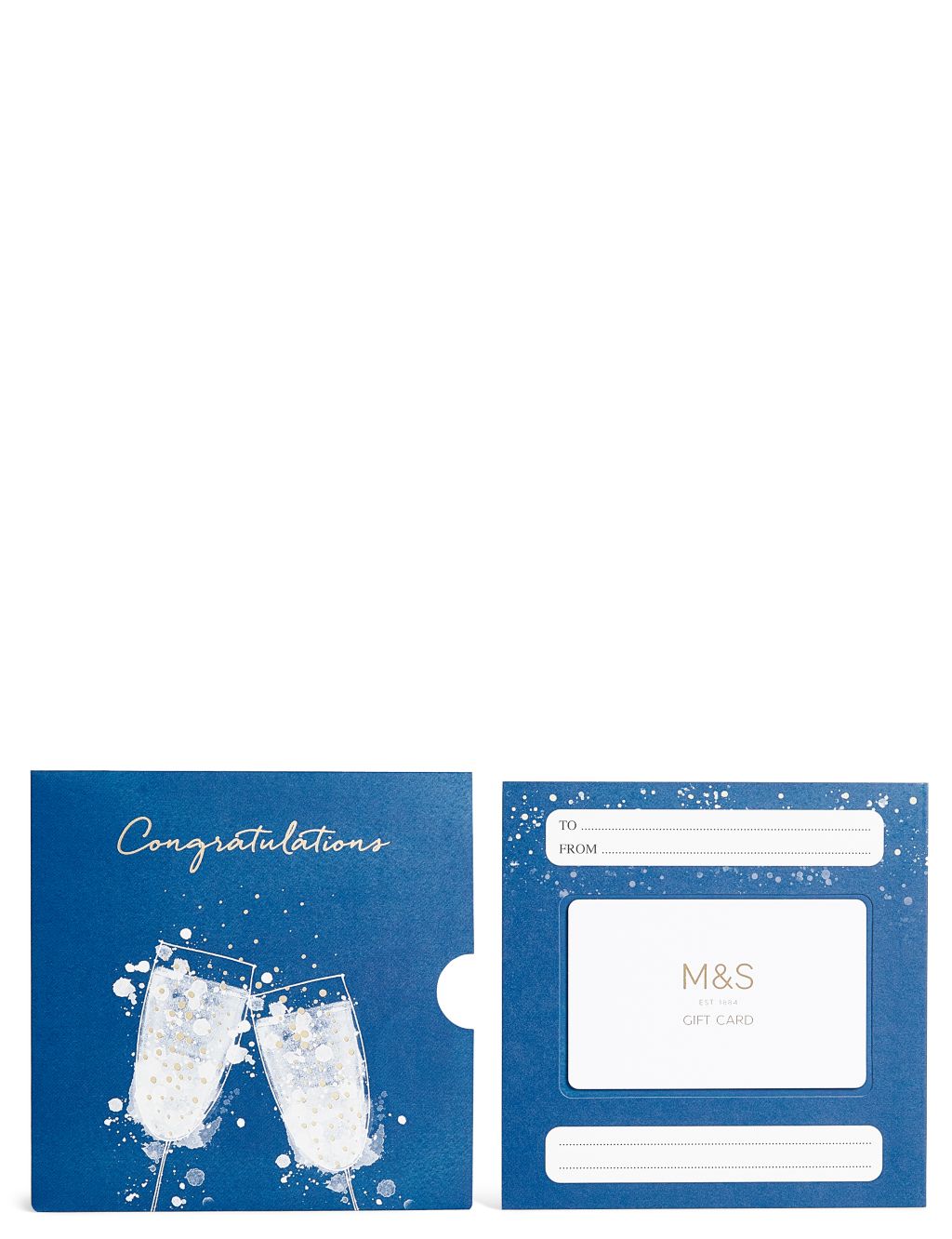 Two Glasses Navy Gift Card