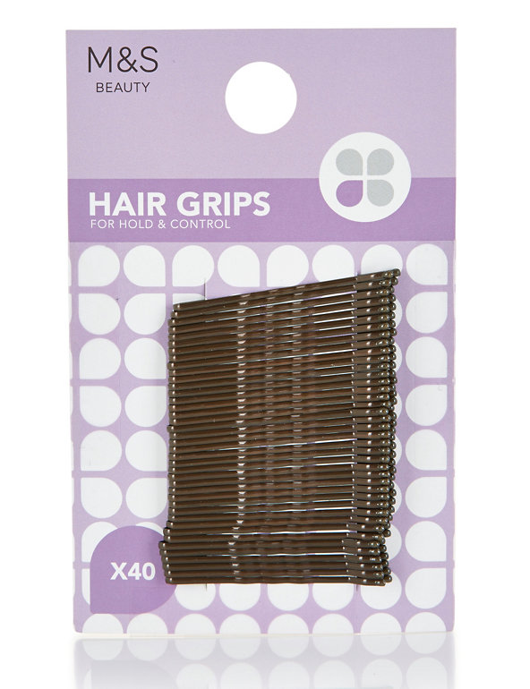 Pack of 40 Hair Grips Image 1 of 1