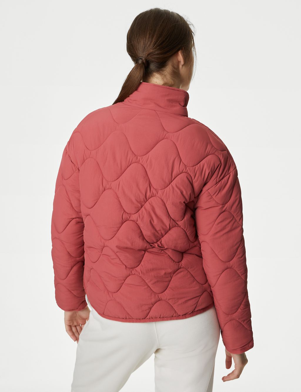 Packaway Quilted Funnel Neck Jacket 6 of 9