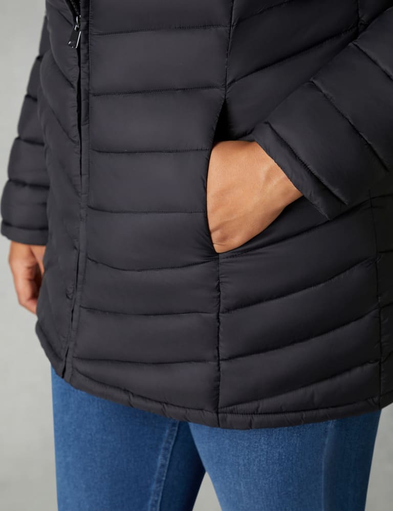 Long wadded sales packaway jacket