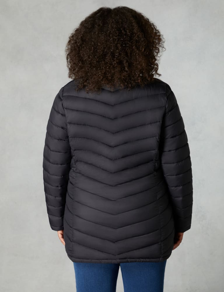 M&s black cheap puffer jacket