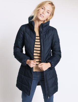 M&s ladies cheap quilted coats