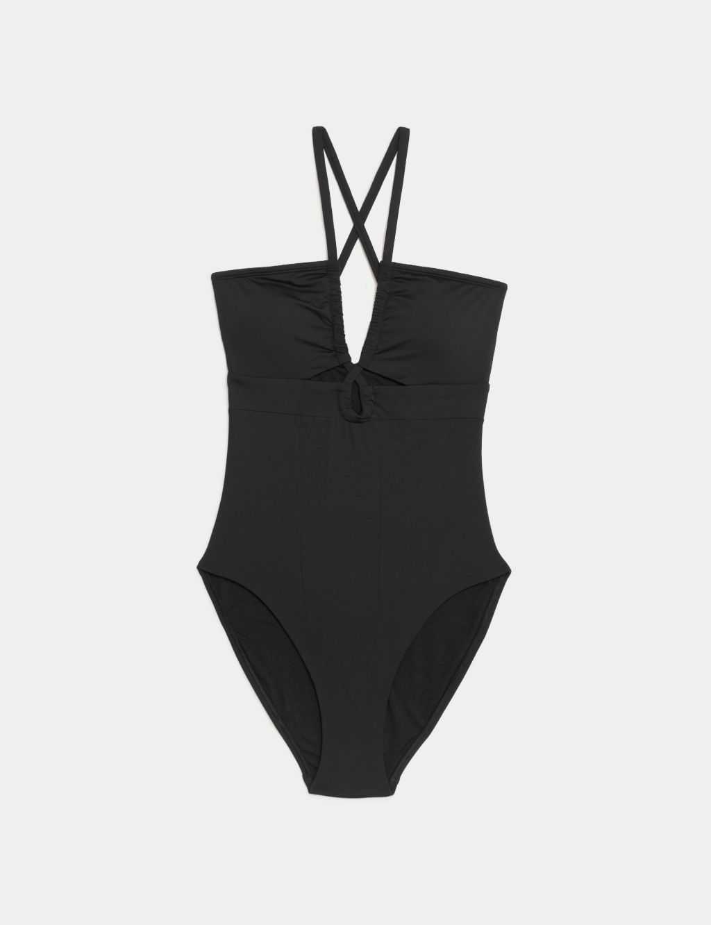Padded Cut Out Halterneck Swimsuit 1 of 5