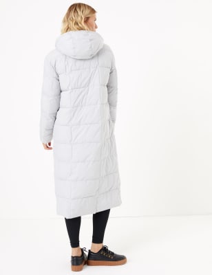 duvet coat with hood