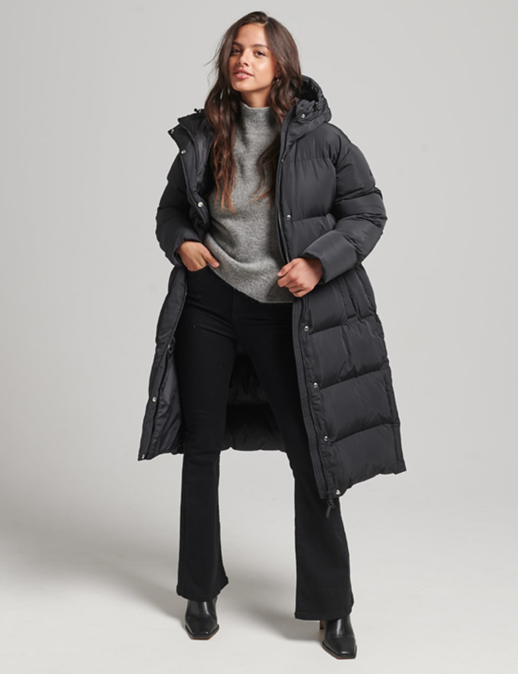 Padded Hooded Duvet Coat 1 of 4