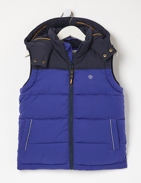 Padded Hooded Gilet (3 - 13 Yrs) | FatFace | M&S