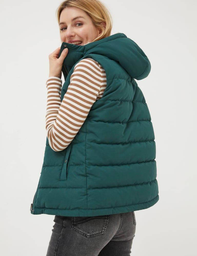 Padded Hooded Gilet FatFace M S