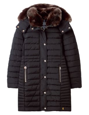 Padded Hooded Longline Puffer Jacket Image 2 of 6