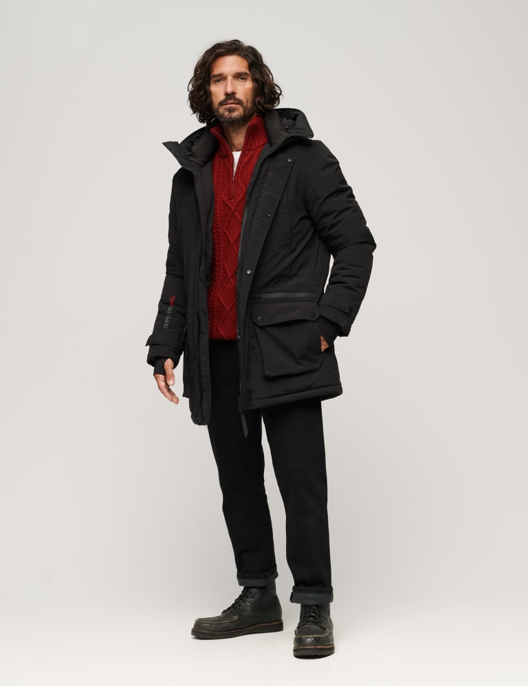 Padded Hooded Parka Jacket | Superdry | M&S