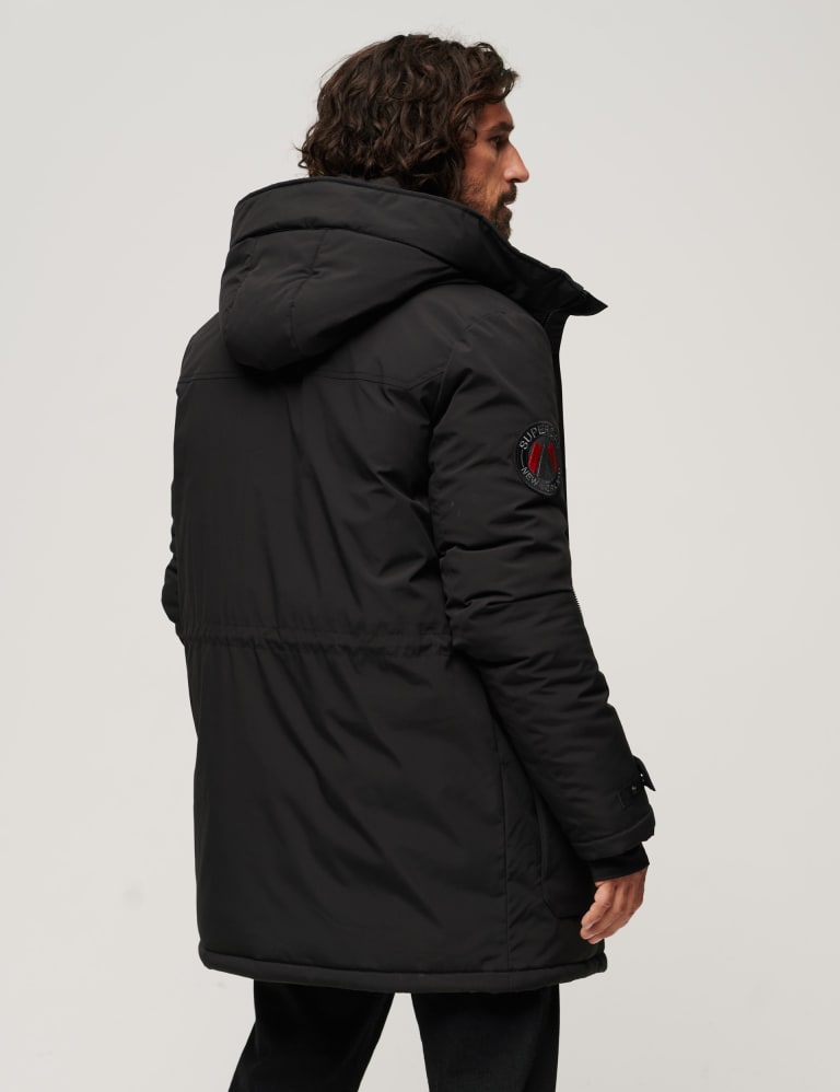 Padded Hooded Parka Jacket Superdry M S