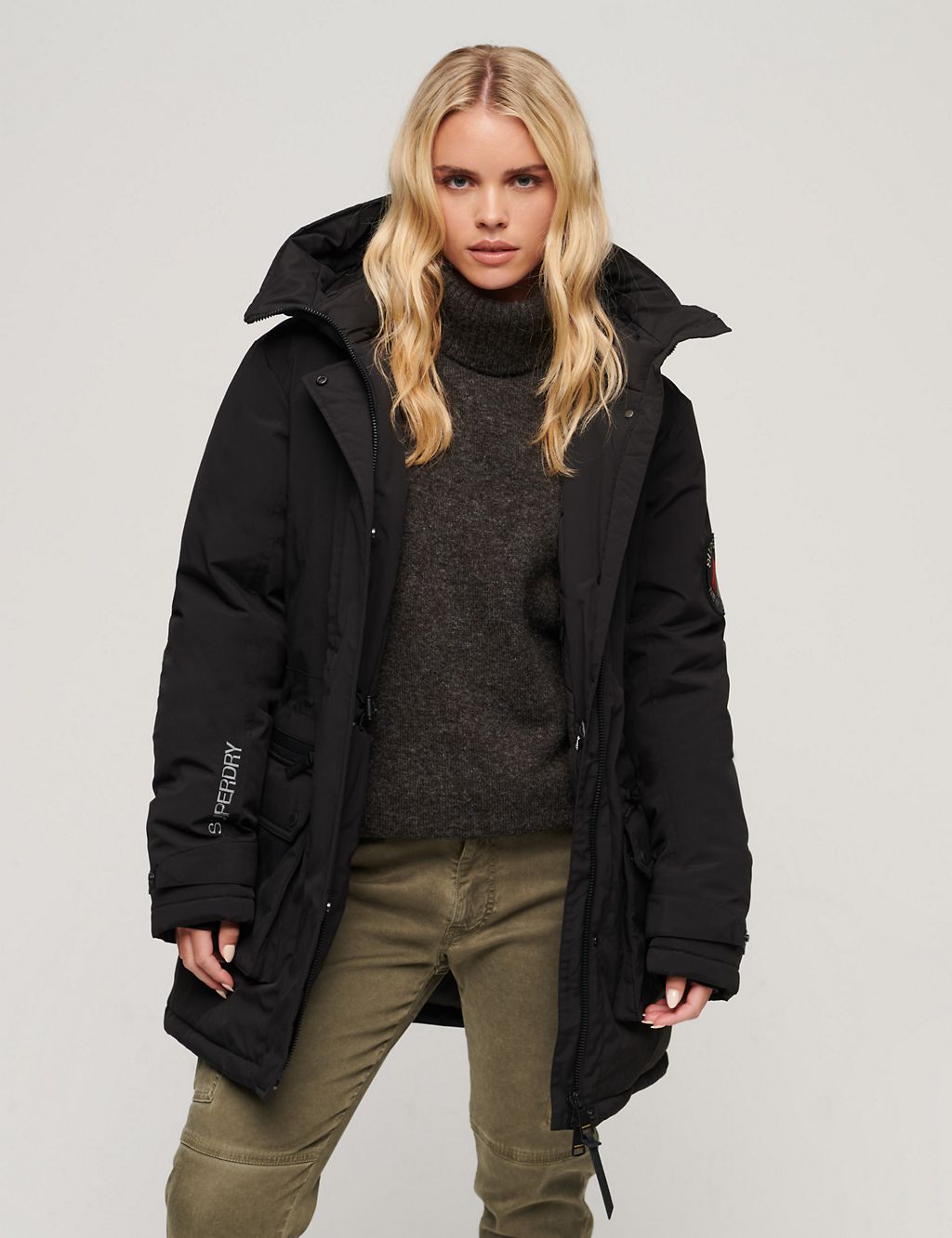 Padded Hooded Parka | Superdry | M&S