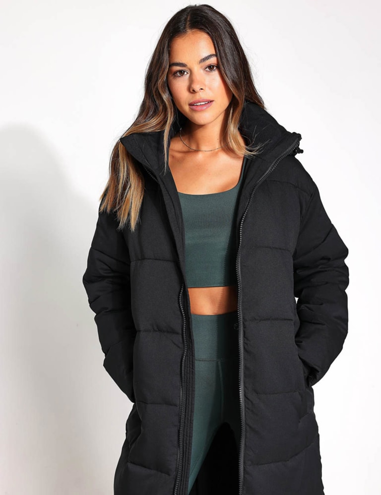 Padded Hooded Puffer Coat 2 of 4