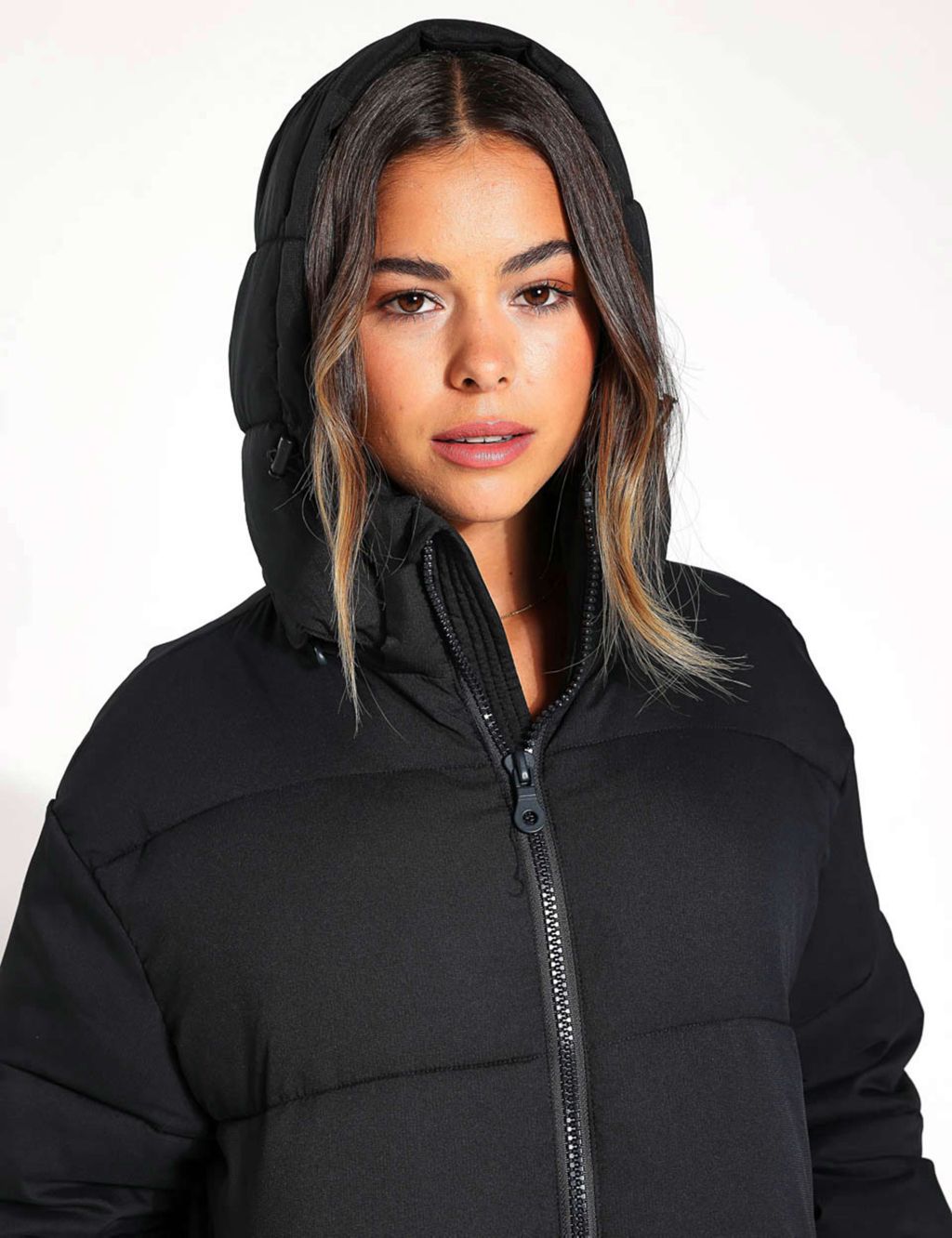 Padded Hooded Puffer Coat | Girlfriend Collective | M&S