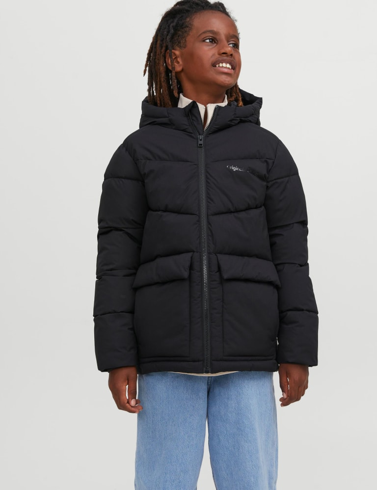 Padded Hooded Puffer Jacket 8 16 Yrs