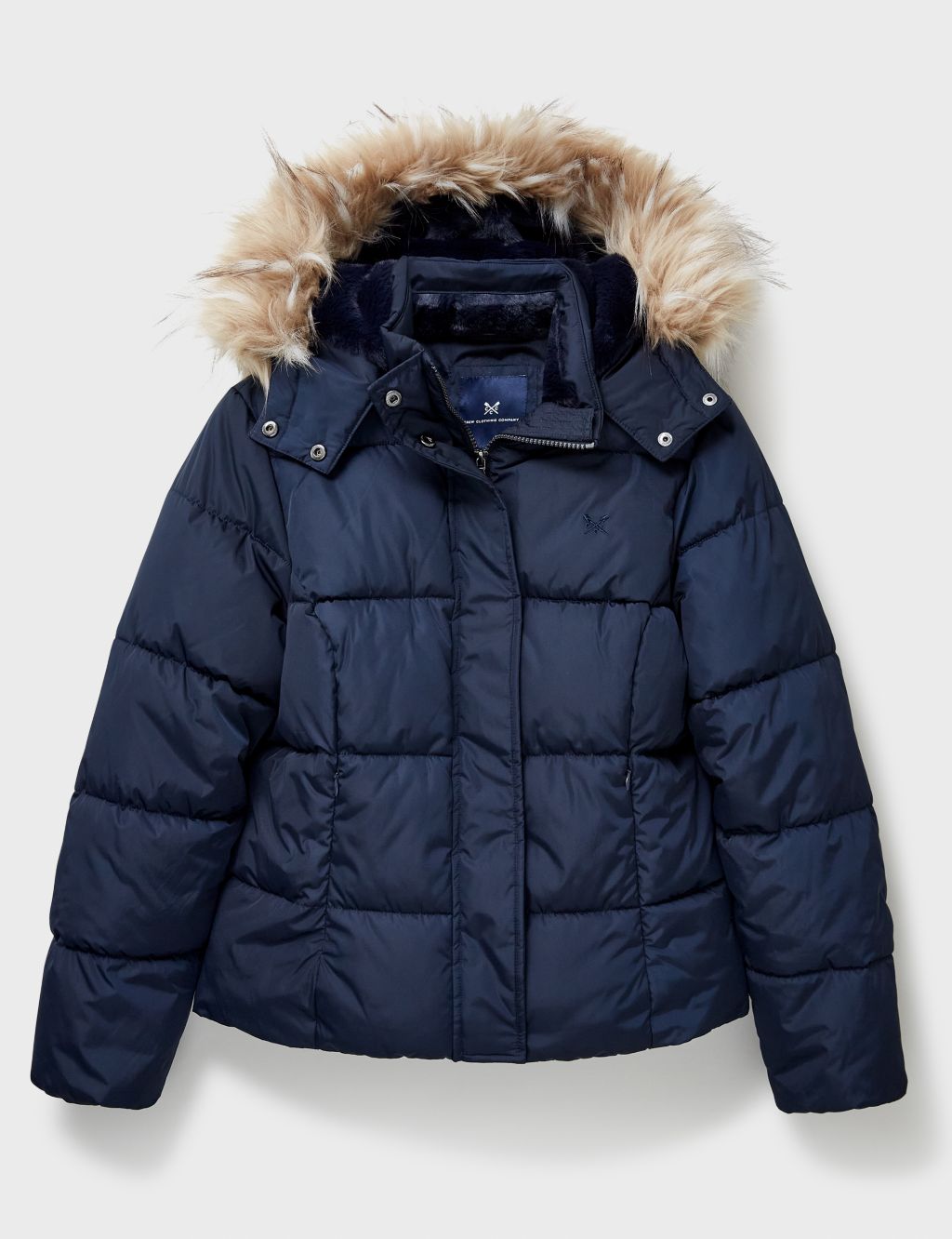 Padded Hooded Puffer Jacket | Crew Clothing | M&S