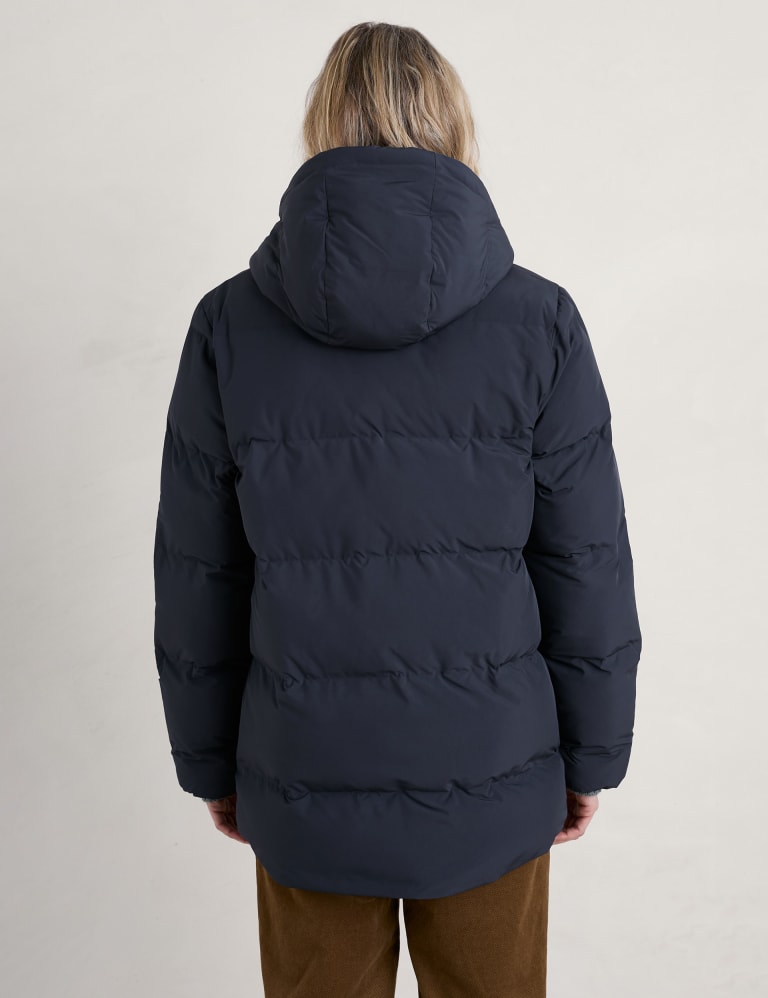 Padded Hooded Puffer Jacket Seasalt Cornwall M S