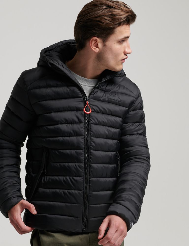 Padded Hooded Puffer Jacket 1 of 4