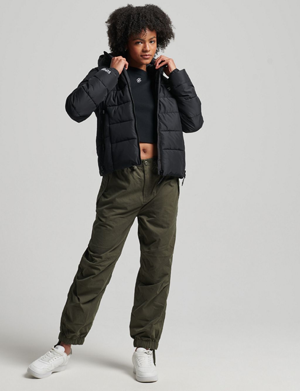 Padded Hooded Quilted Puffer Jacket 3 of 6